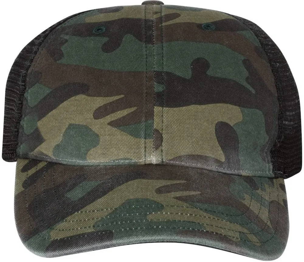 Richardson Washed Printed Trucker Cap