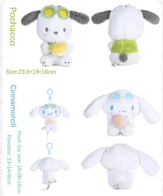 Sanrio Holiday Plushie and Keychain