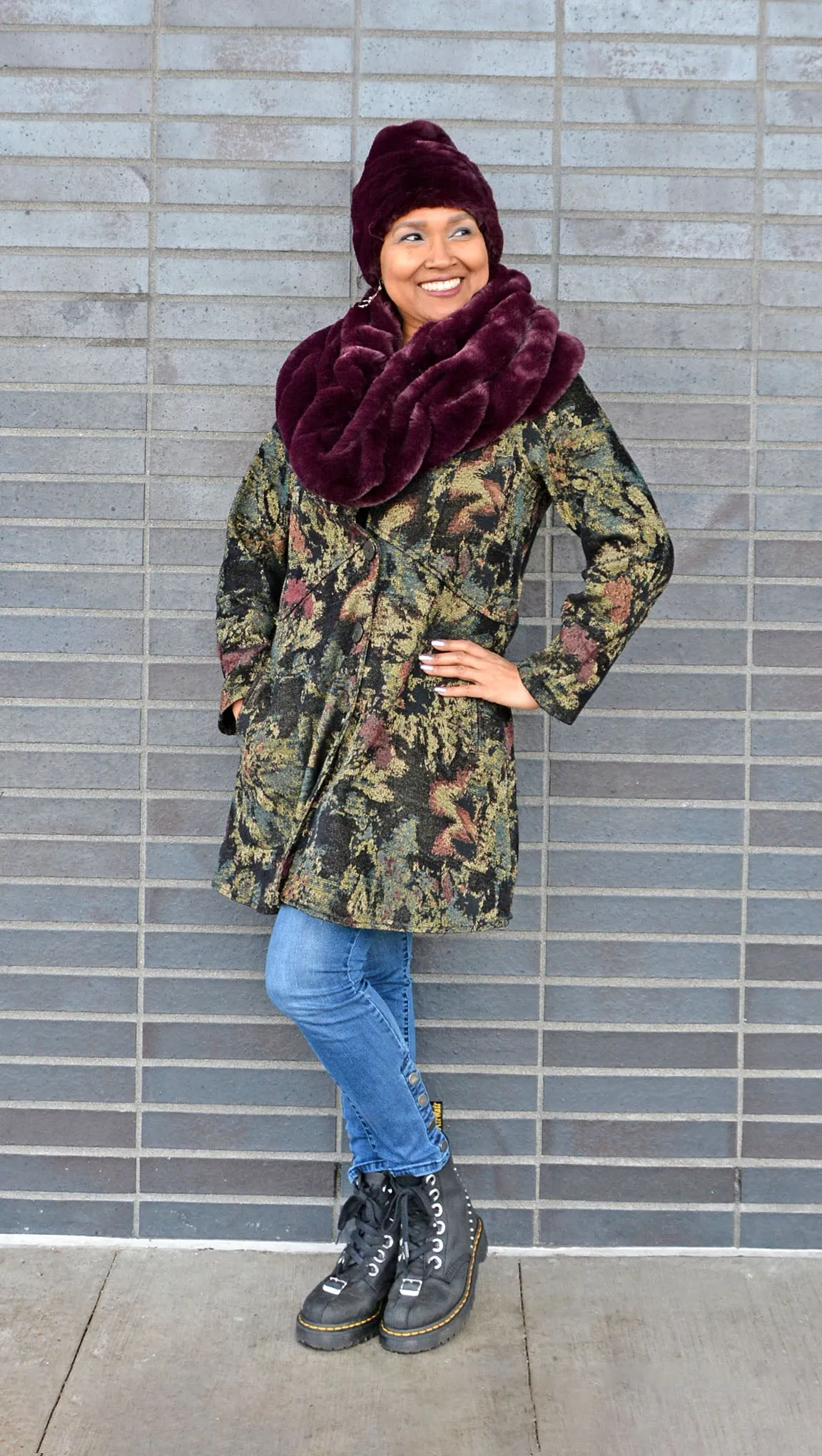 Shoulder Wrap - Royal Opulence Faux Furs (Limited Availability - Merlot!)