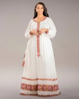 Simple Habesha Dress Ethiopian Dress Beautiful Habesha Dress Womens Dress Habesha Kemis Eritrean Dress