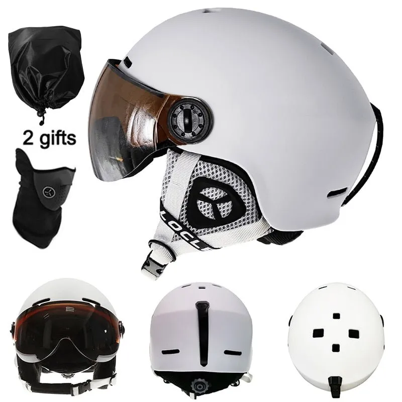 Stylish Ski/Snowboard Helmet With Visor