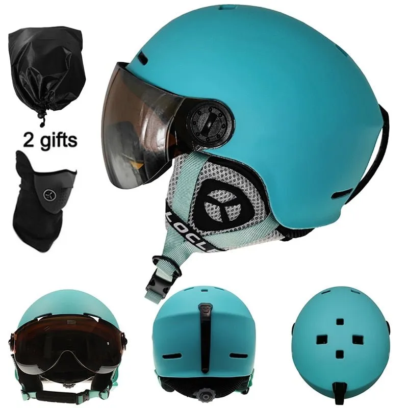 Stylish Ski/Snowboard Helmet With Visor