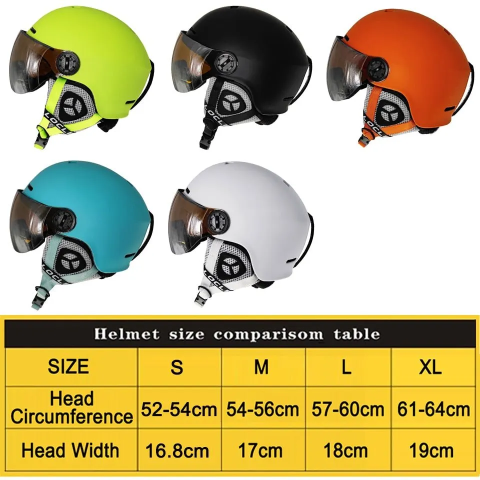 Stylish Ski/Snowboard Helmet With Visor