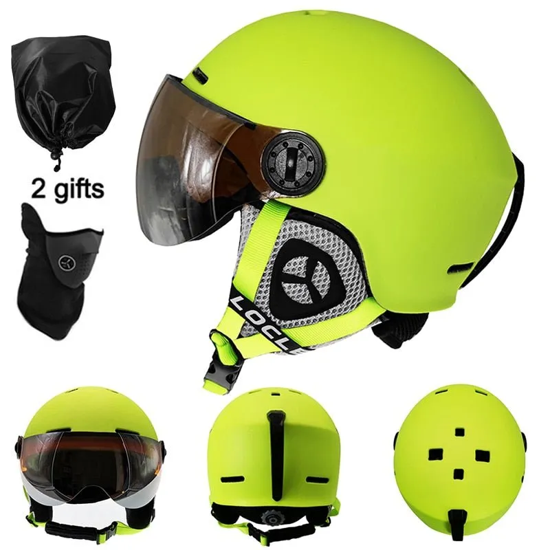 Stylish Ski/Snowboard Helmet With Visor