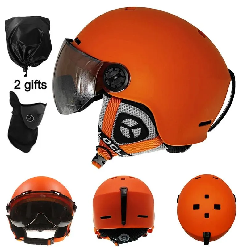 Stylish Ski/Snowboard Helmet With Visor