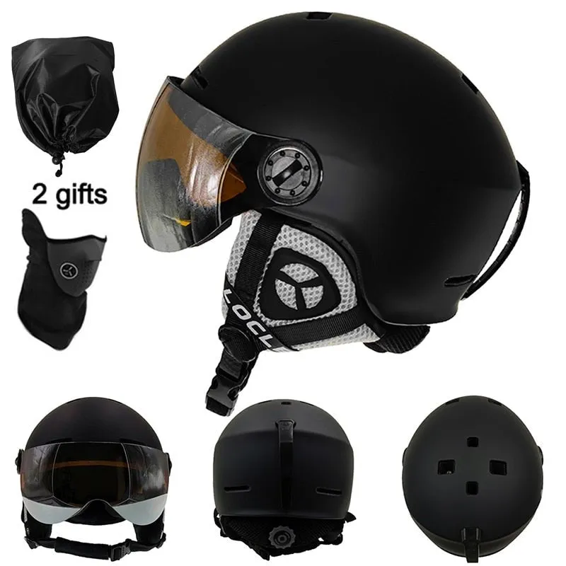 Stylish Ski/Snowboard Helmet With Visor