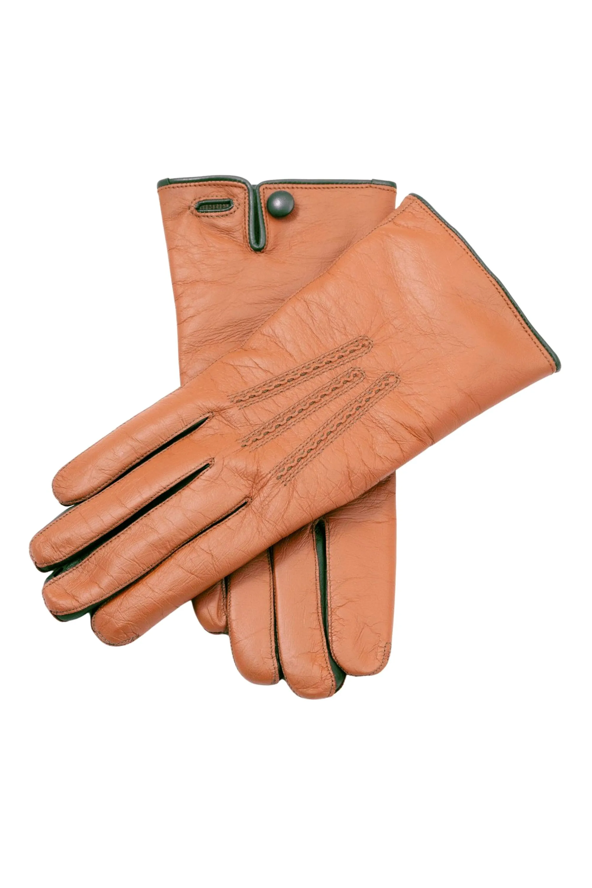 Tan Touchscreen Lamb Nappa Gloves