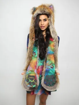 The BlackMilk Red Fox Rainbow Galaxy SpiritHood