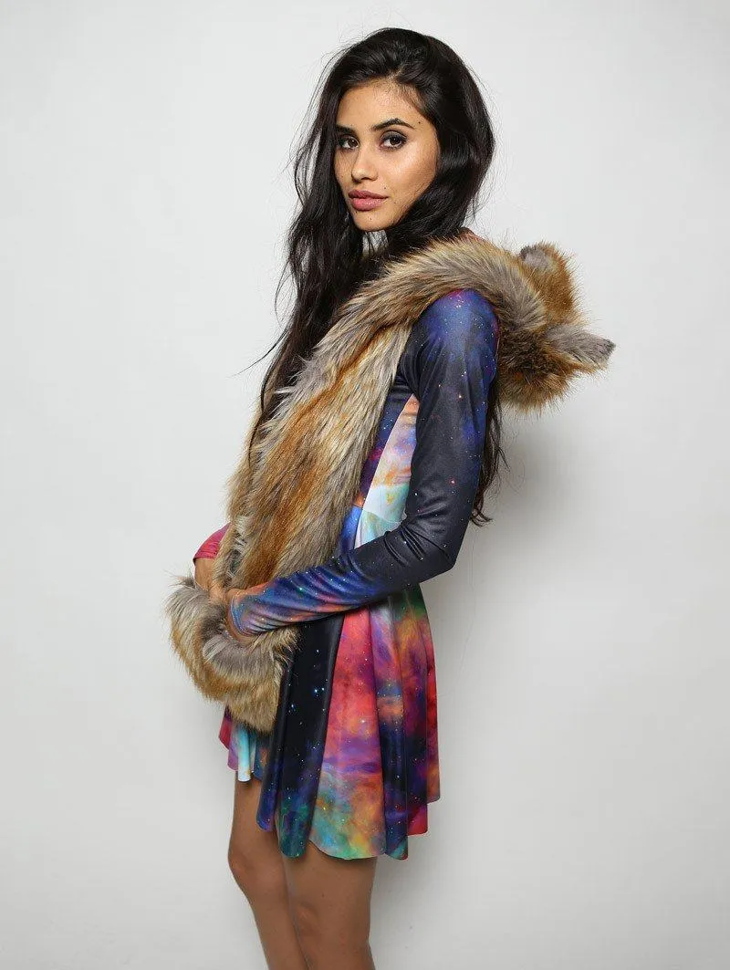 The BlackMilk Red Fox Rainbow Galaxy SpiritHood