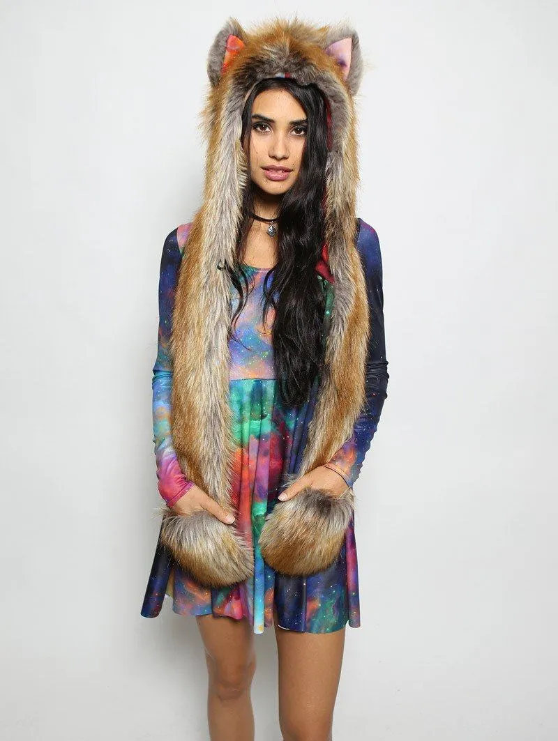 The BlackMilk Red Fox Rainbow Galaxy SpiritHood