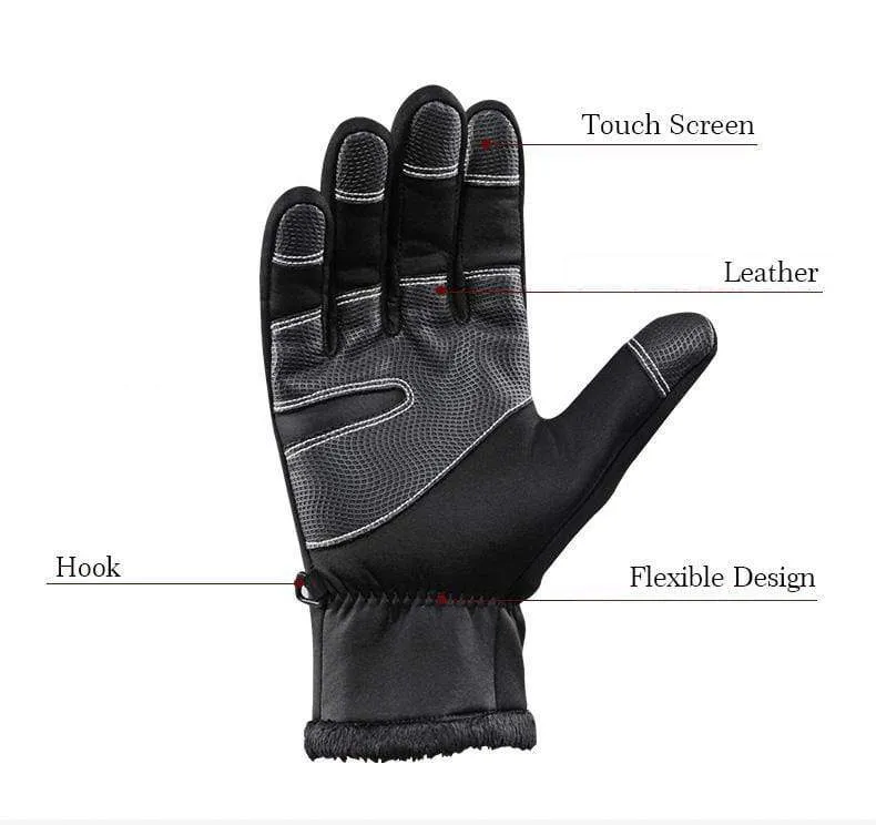 Thermal and windproof anti winter gloves