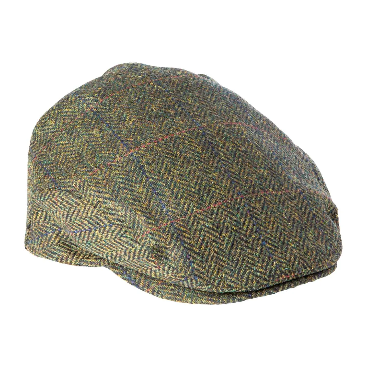 Trinity Newsboy Cap- Green Tweed