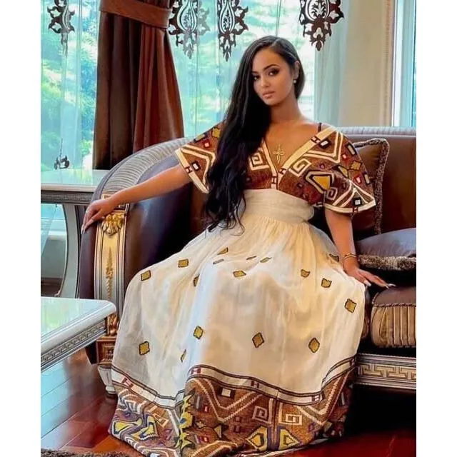 Unique Habesha Dress Ethiopian Dress Women's Dress Habesha Kemis Eritrean Dress Women's Style