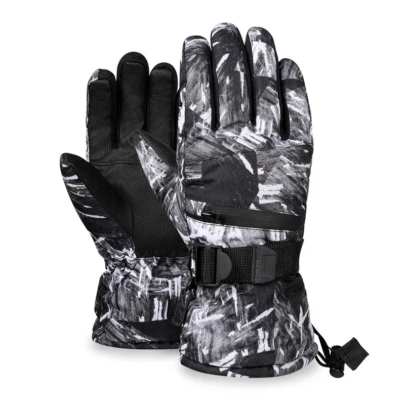 Waterproof Warm Unisex Gloves with Adjustable Bukcle - SF1893