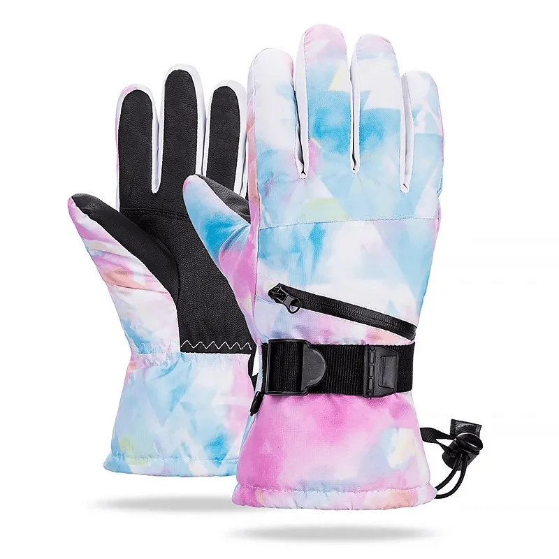 Waterproof Warm Unisex Gloves with Adjustable Bukcle - SF1893