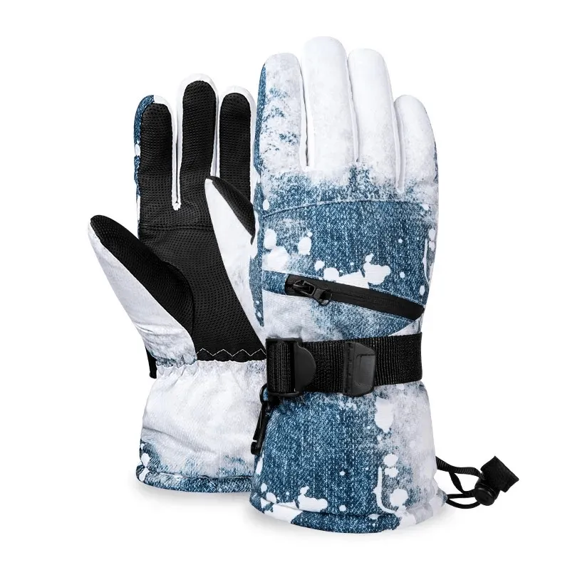 Waterproof Warm Unisex Gloves with Adjustable Bukcle - SF1893