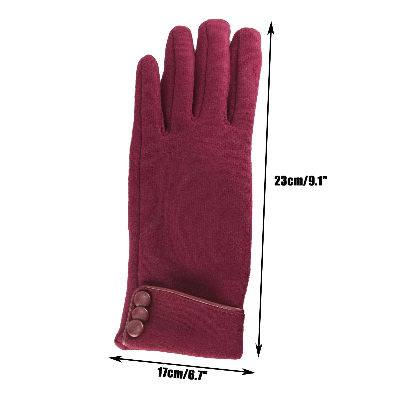 Women's Touchscreen Gloves Winter Warm Thermal Soft Lined Thick Texting Gloves Windproof Driving Gloves For Ladies